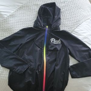 Pink Windbreaker Zipup